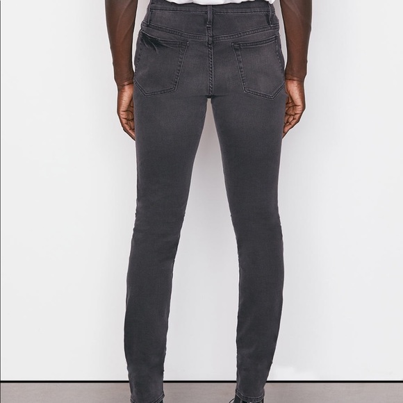 NWOT FRAME Denim Men’s L'Homme Skinny Mid-Rise Jeans in Fade To Grey (Size 30) - Picture 3 of 4